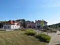 Náves s hostincem U Raků