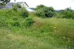 Tvrziště v jižní části vesnice