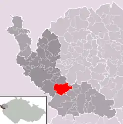Dolní Žandov na mapě