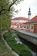 Zubřina u ulice Na Ostrůvku a Chodský hrad