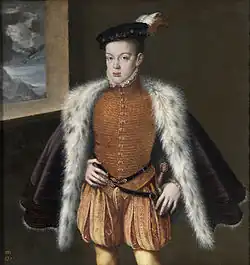 Infant Karel, prvorozený syn Filipa II.