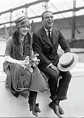 Douglas Fairbanks s manželkou