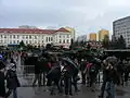 Nádvoří ruzyňských kasáren