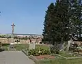 Kříž na hřbitově