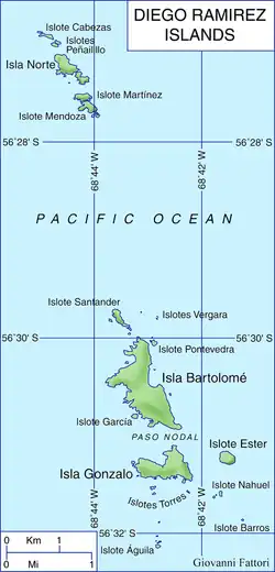 Mapa souostroví