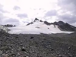 Dreiländerspitze od západu
