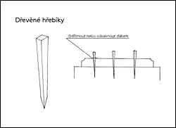  Truhlářské spoje - Dřevěné hřebíky