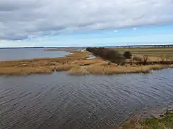 Ústí řeky Dreverna do Kuršského zálivu