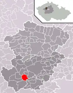 Družec na mapě