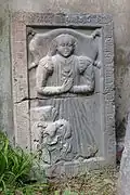 Náhrobek dívky, zemřelé v roce 1594
