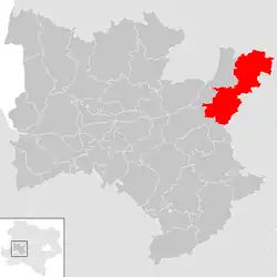 Dunkelsteinerwald na mapě