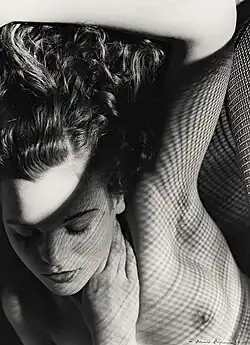 Max Dupain: Jean with Wire Mesh, 1936