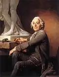 Portrét sochaře Christophe Gabriela Allegraina, 1774 (Louvre)