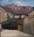 Jan Minařík Dvorek na Vyšehradě (1912)