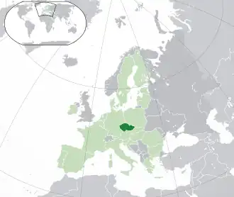 Poloha Česka v rámci Evropské unie
