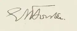 Edward Morgan Forster – podpis