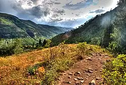 Eagles Nest Wilderness Area v okolí hory