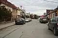Východní pohled do Hybešovy ulice