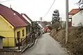 Východní pohled do ulice Nad Lesem