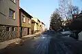 Východní pohled do Okrajové ulice