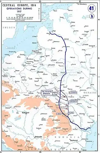 Východní fronta, červenec 1917