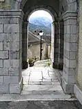 Veranda kostela sv. Vavřince