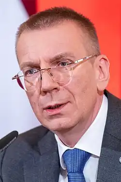 Lotyšsko, Edgars Rinkēvičs, lotyšský prezident