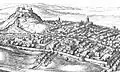 Edinburgh roku 1670, rytina Václava Hollara