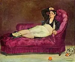 Édouard Manet: Ležící dívka ve španělském kroji