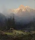 Eduard Schleich starší, Alpy