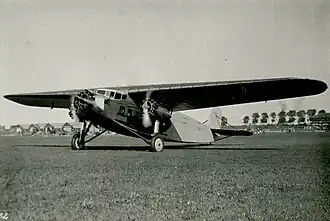 F.IX na letišti Schiphol