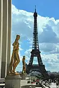 Eiffelova věž z Trocadéra