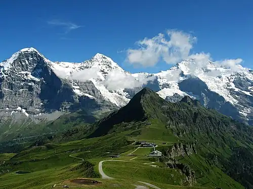Eiger, Mönch a Jungfrau