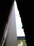 Vchod při pohledu z interiéru