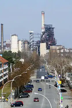 Průmyslová část města
