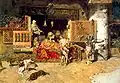 Prodejce gobelínů, 1870