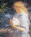 Eleanor Holding a Shell, 1902, soukromá sbírka