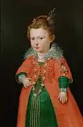 Eleonora jako dítě, dílo připisované P. P. Rubensovi
