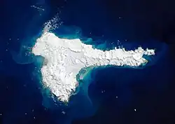 Snímek ze satelitu Landsat 8 (2020)