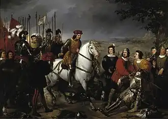 Velký kapitán nad tělem vévody z Nemours.