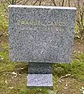 Symbolický hrob E. Čančíka na Čestném pohřebišti popravených a umučených z padesátých let (III. odboj) na Ďáblickém hřbitově