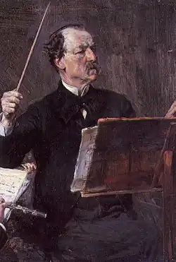 E. Muzio na obraze Giovanni Boldiniho