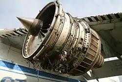 Motor D-18T na prototypu Antonov An-124 "Ruslan"