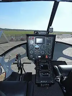 Kokpit stroje Enstrom 480