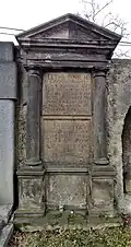 Epitaf Jiříka Balase, manželky a dětí (1584)