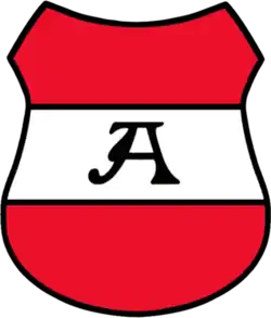 Erb rodu Althannů s charakteristickým písmenem A