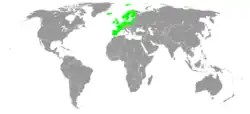 Areál rozšíření