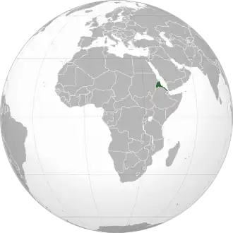Poloha Eritreje