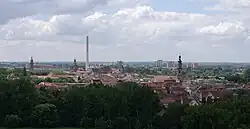 Pohled z hradu na centrum města