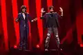 Ermal Meta a Fabrizio Moro v Lisabonu (2018)